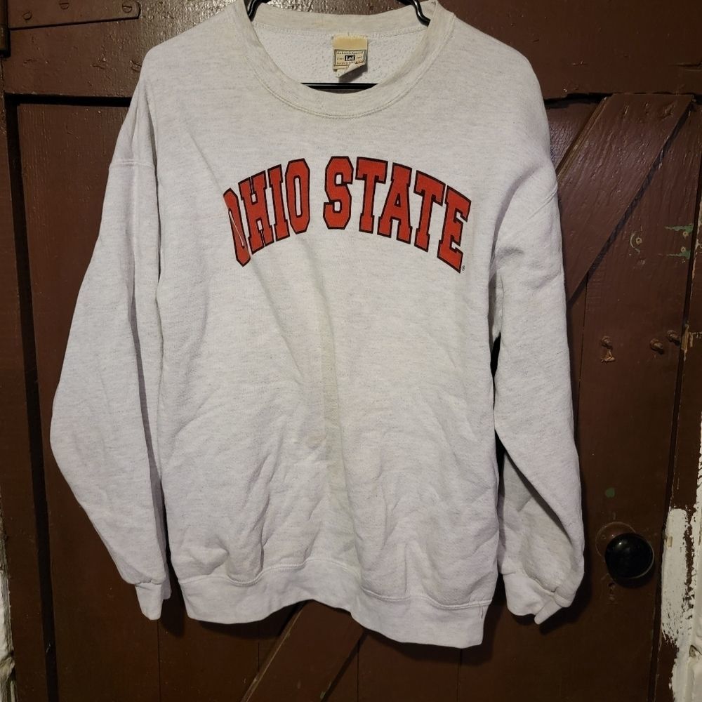 90s Vintage Lee Heavyweight Ohio State sweater sz L